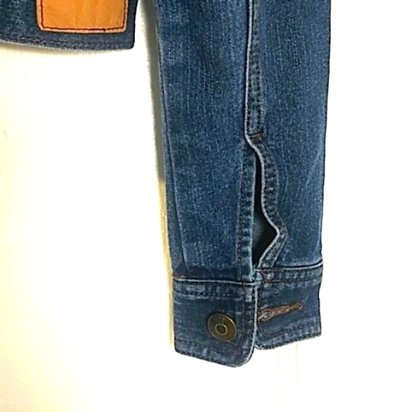 Adam Levine Collection Dark Wash Blue Jean Jacket - Picture 5 of 7